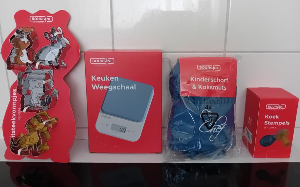 Bourgini bak accessoires 4 delig. Voor kinder. Nieuw!, Ophalen, Nieuw