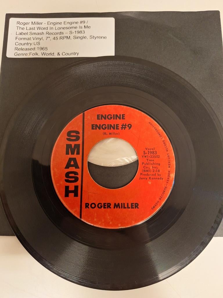 Roger Miller - Engine Engine #9, 1965., Verzenden, Overige formaten