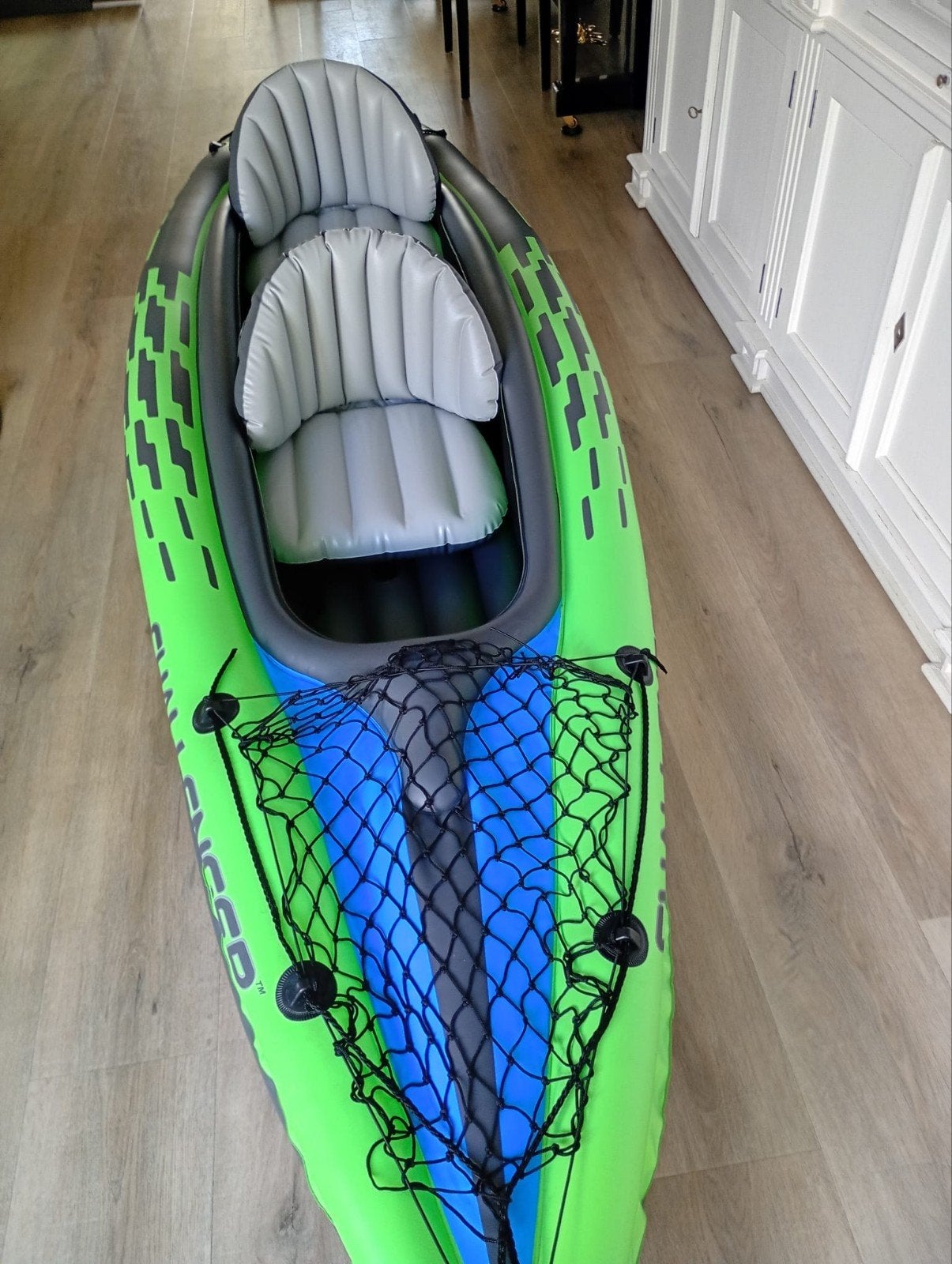 Intex Challenger K2 opblaasbare kajak met peddels, Watersport en Boten, Ophalen, Kajak, Twee personen, Gebruikt