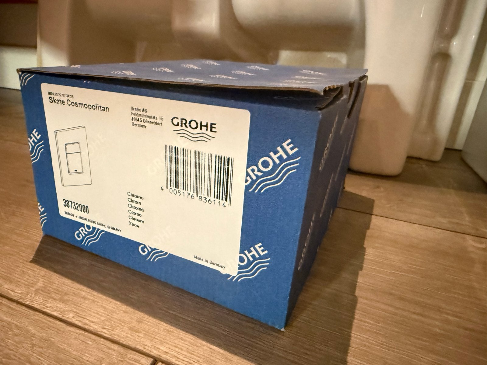Grohe Skate Cosmopolitan bedieningsplaat chroom, Ophalen, Nieuw, Chroom, Toilet