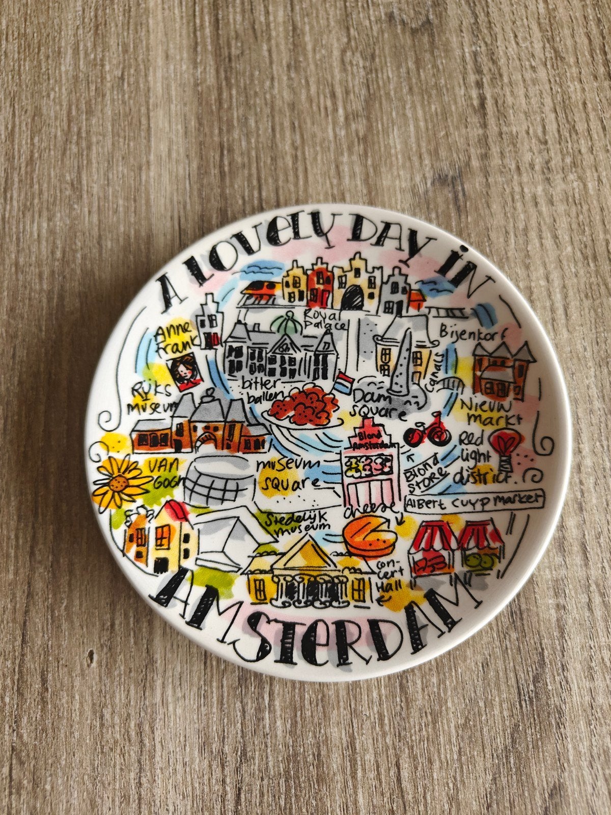 Blond Amsterdam Petit Four 'Amsterdam' ⌀12cm, Nieuw, Ophalen of Verzenden, Schaal of Schalen, Modern