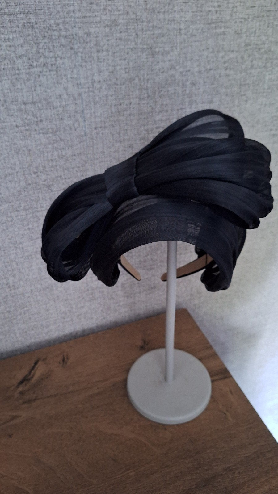Elegante zwarte abaca zijden fascinator, Kleding | Dames, Hoed, Nieuw, Onbekend, One size fits all