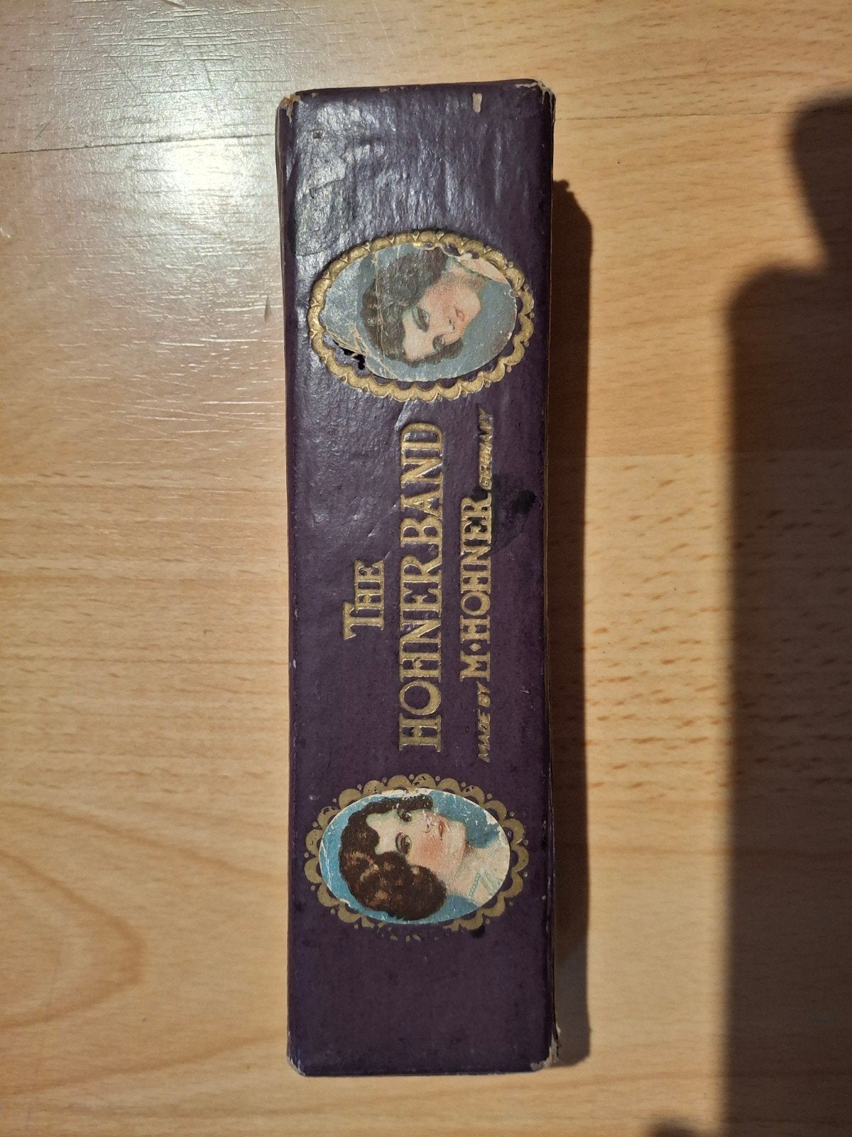 M.Hohner The Hohner Band Mondharmonica, Gebruikt, C-mondharmonica, Ophalen of Verzenden, Met koffer of doosje