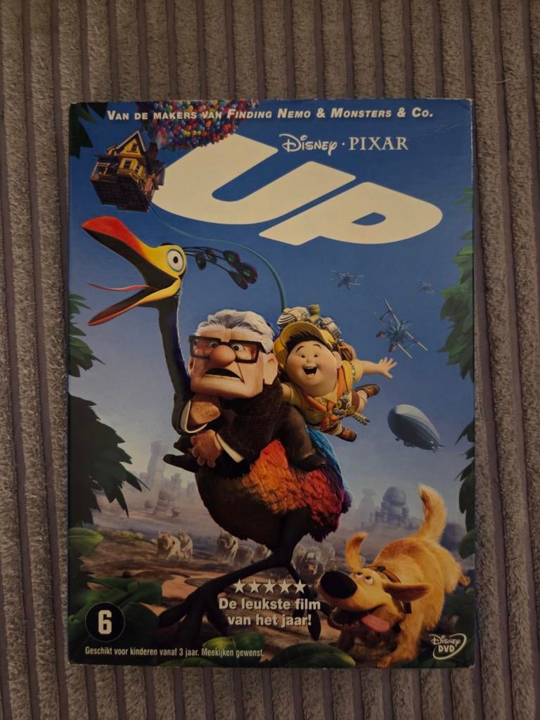 Disney Pixar UP DVD, Avontuur, Ophalen of Verzenden, Zo goed als nieuw, Vanaf 6 jaar