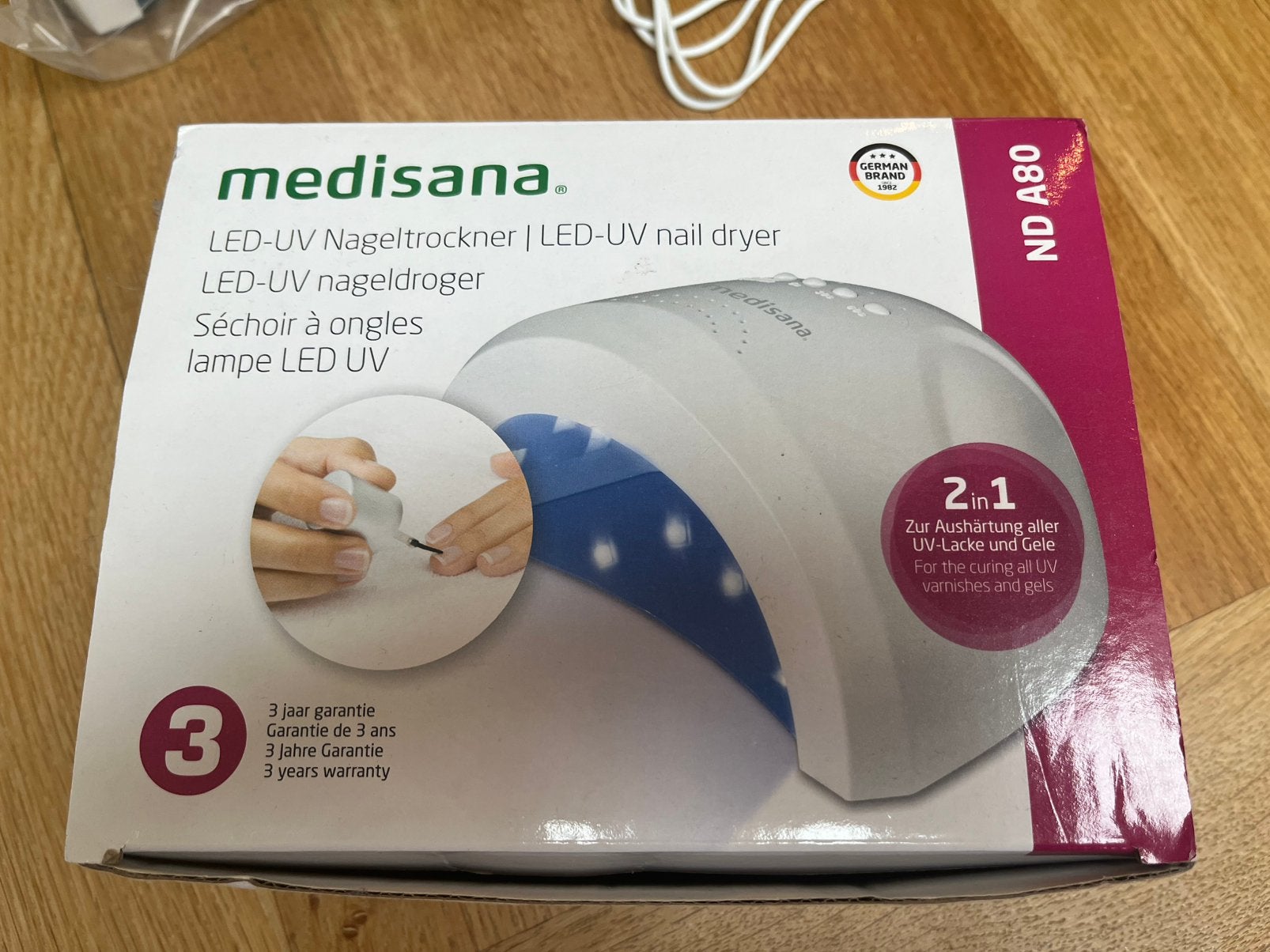 Nageldroger led-uv medisana, Ophalen of Verzenden, Nieuw, Hand- en Voetverzorging