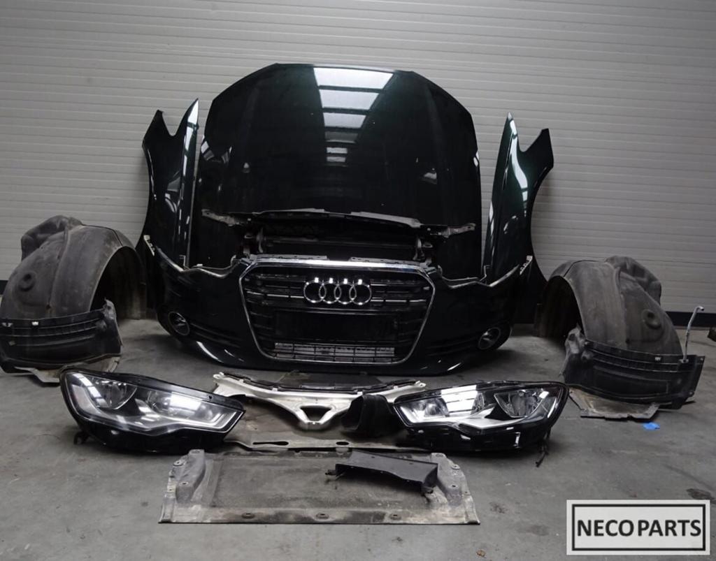 AUDI A6 C7 4G LZ6E COMPLEET VOORKOP BUMPER KOPLAMP O.A!!, Auto-onderdelen, Gebruikt, -, -, Bumper