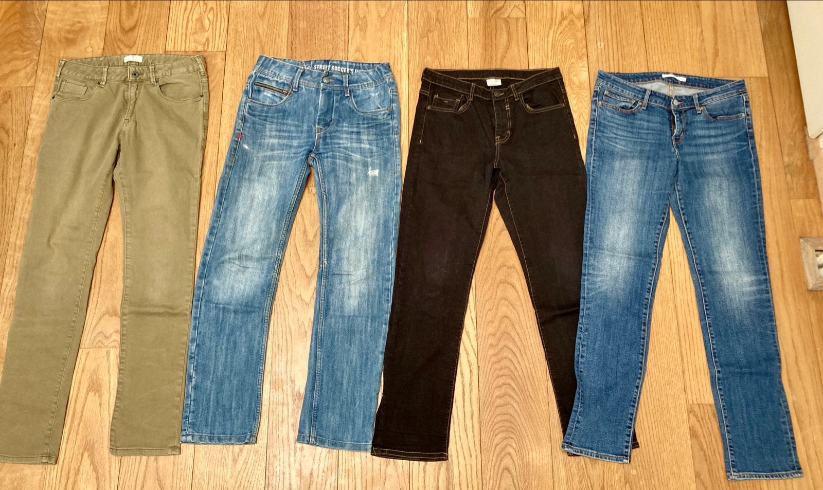 Partij van 4 spijkerbroeken: Levi's, Zara, Scotch & Soda, Ophalen of Verzenden, Jongen, Broek