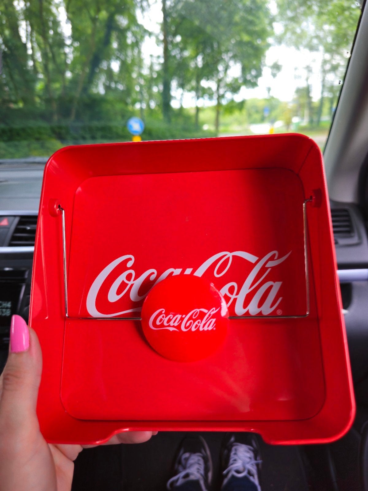 Coca-Cola servetdispenser / houder, Verzamelen, Merken en Reclamevoorwerpen, Ophalen of Verzenden, Zo goed als nieuw, Gebruiksvoorwerp
