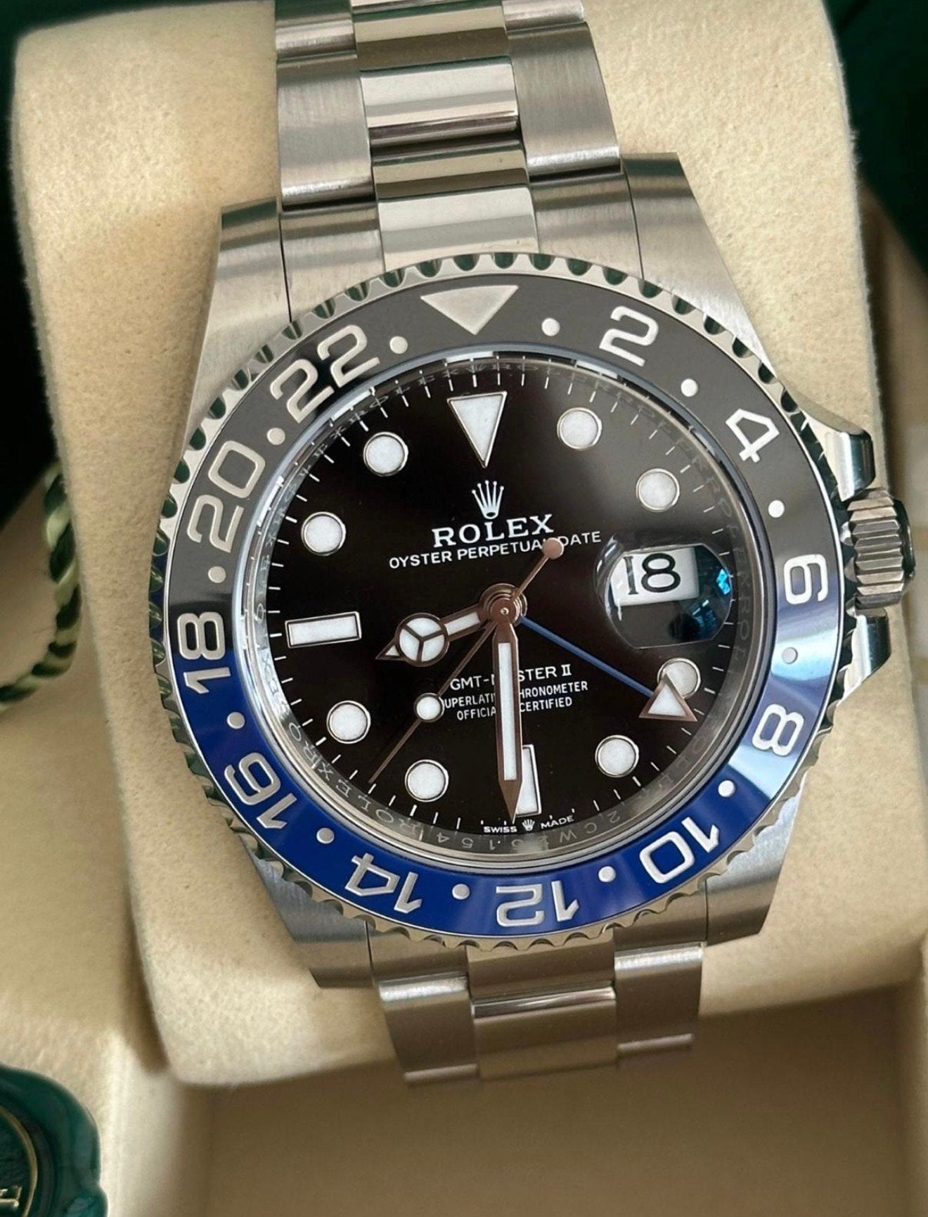 Rolex GMT-Master II 126710 BLNR  NEW  (5/2026), Ophalen of Verzenden, Zo goed als nieuw, Staal, Rolex