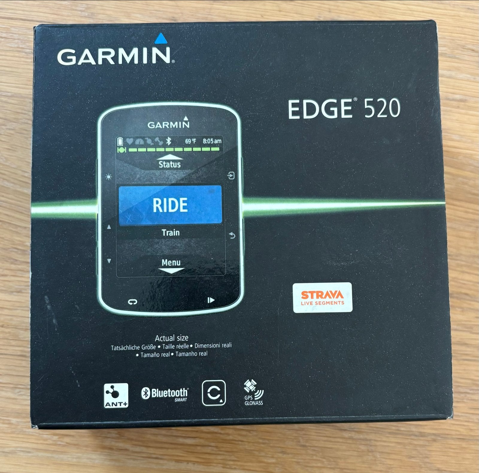 Garmin Edge 520 bundel, Fietsen en Brommers, Ophalen of Verzenden, Cadanssensor, Gebruikt