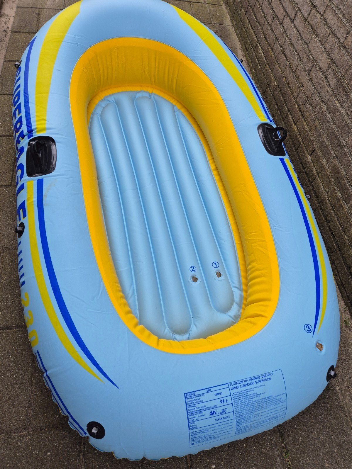 Opblaasbare boot met peddels, Ophalen of Verzenden
