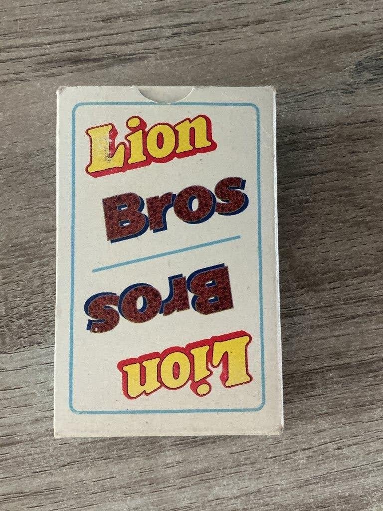 Kaartspel Lion Bros, Verzamelen, Ophalen of Verzenden, Gebruikt, Speelkaart(en)