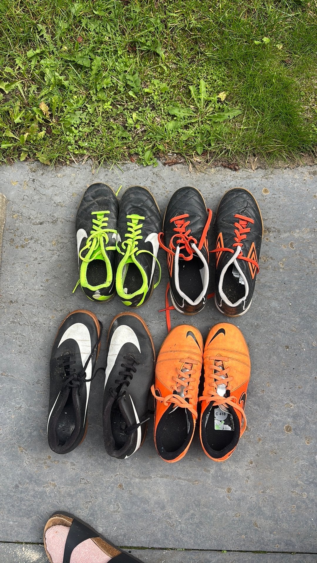 Gymschoenen zaalvoetbal, Maat XS of kleiner, Ophalen of Verzenden, Gebruikt, Schoenen
