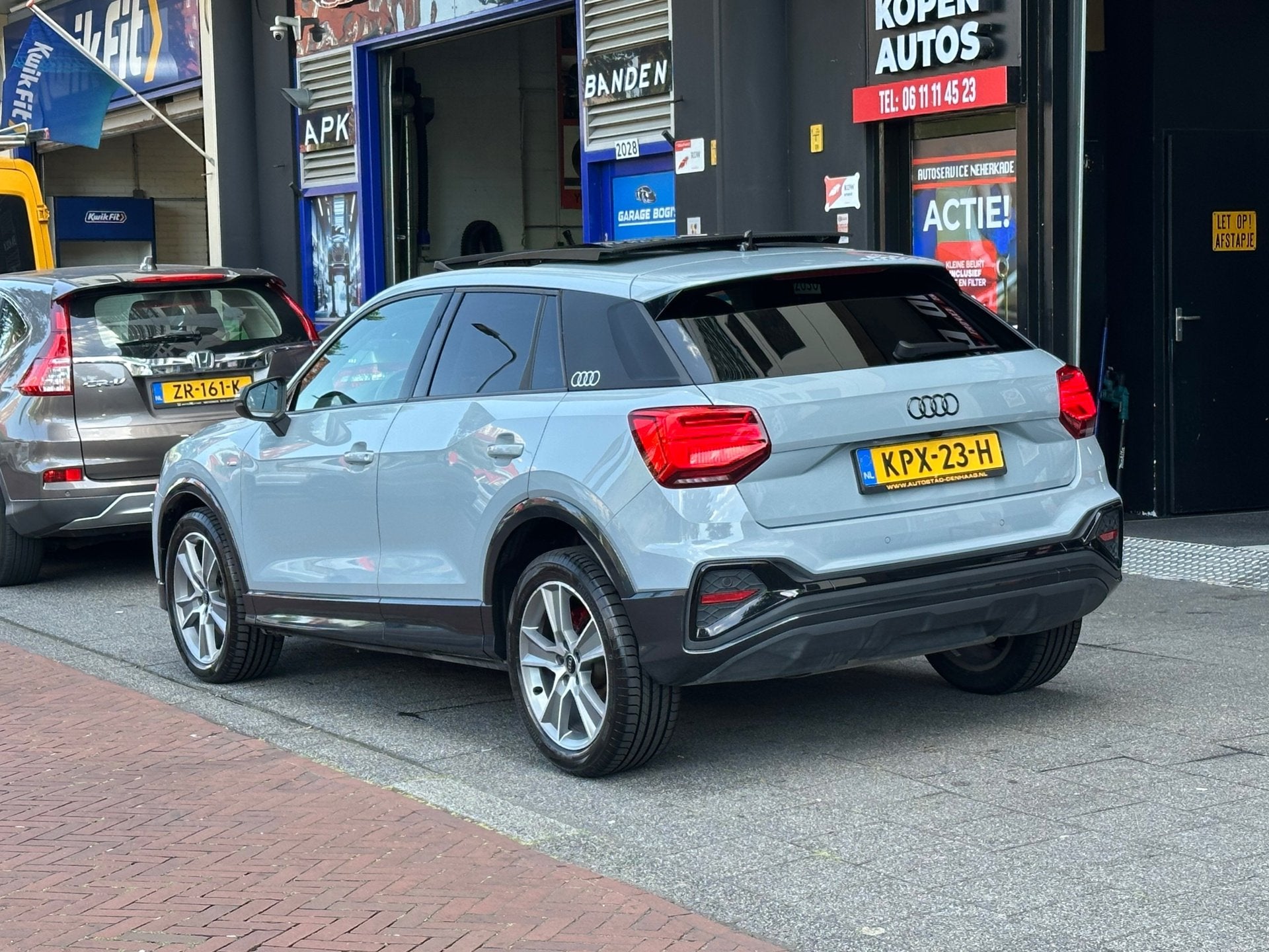Audi Q2 35 TFSI S-Line Leer Navi Camera Carplay Pano, Auto's, Audi, 4 cilinders, 150 pk, Automatische klimaatregeling, Leder
