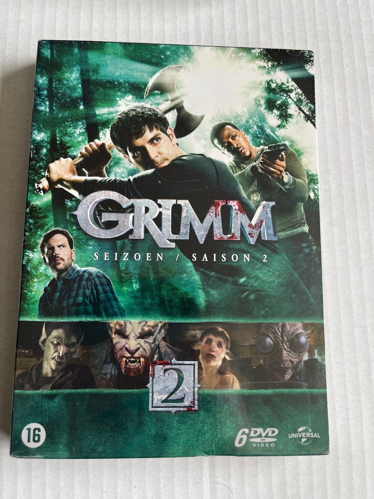 Grimm - Seizoen 2 (DVD) nieuw, Cd's en Dvd's, Vanaf 16 jaar, Nederlands, Science Fiction en Fantasy, Ophalen of Verzenden
