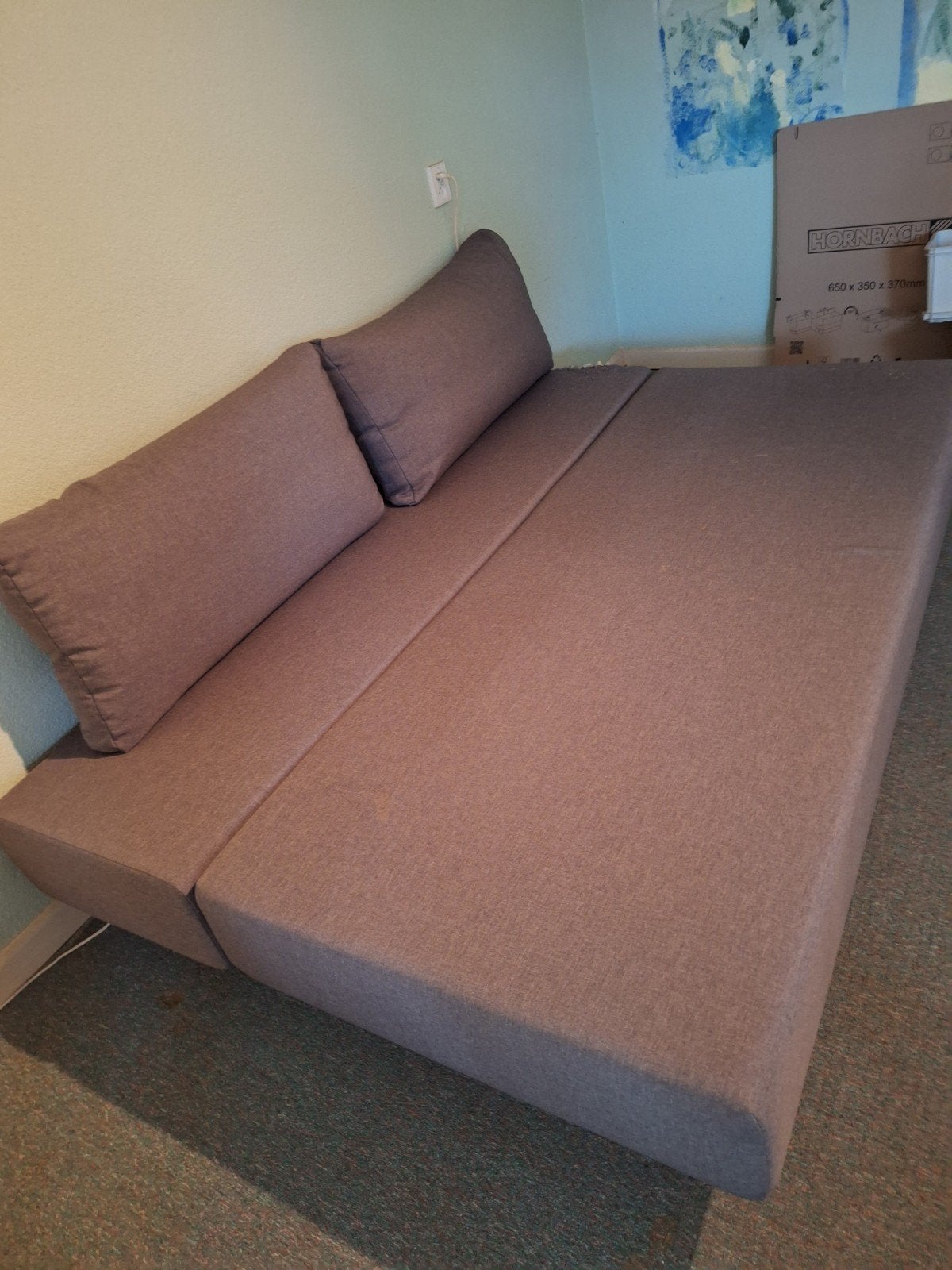 ikea slaapbank  130 bij 195, Ophalen, Gebruikt, Twijfelaar, 140 cm