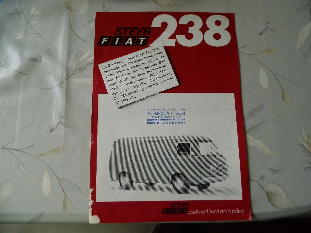Fiat Steyr 238  242, Boeken, Verzenden, Zo goed als nieuw, Overige merken