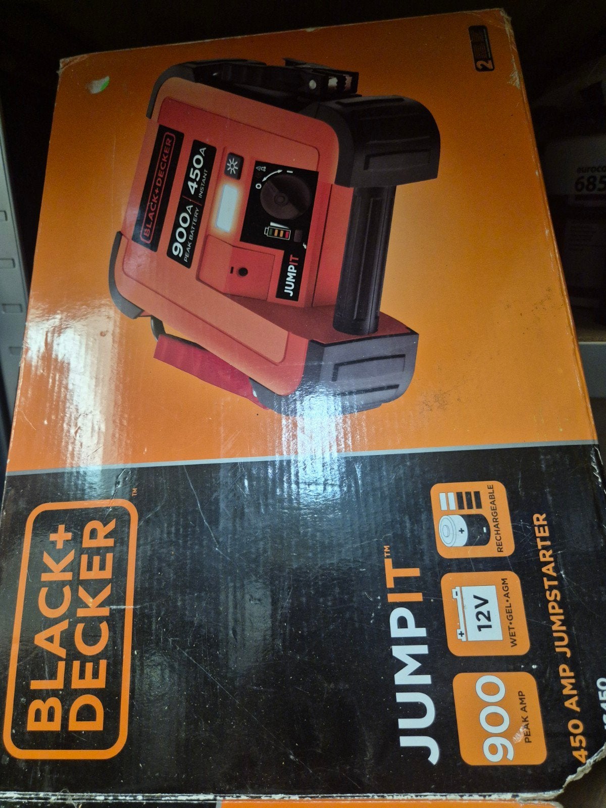 Black & Decker Jumpstarter 450A - Startklaar in Nood, Auto diversen, Jumpstarters, Gebruikt, Ophalen of Verzenden