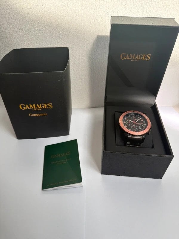 Gamages London Conquerer Black Rose-Gold - Limited Edition, Ophalen of Verzenden, Nieuw, Gamages
