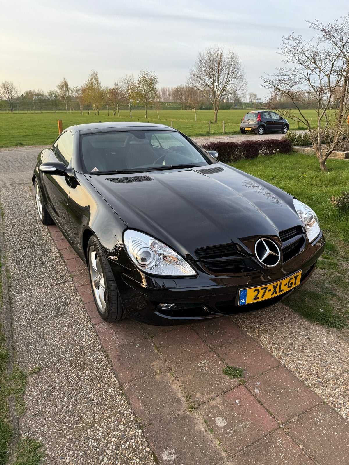Mercedes-Benz SLK 3.5 Slk350 Roadster AUT 2005 Zwart, Achterwielaandrijving, Cabriolet, Zwart, Geïmporteerd
