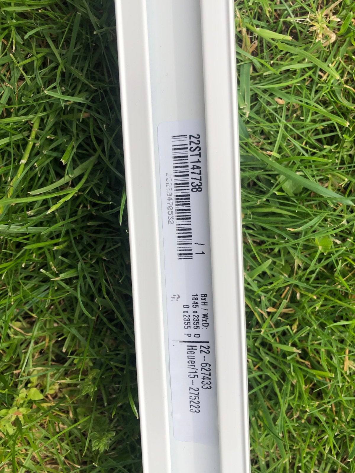 Aluminium slotprofiel 2,35m - Nieuw, Ophalen, Nieuw, 250 mm of meer, Overige typen