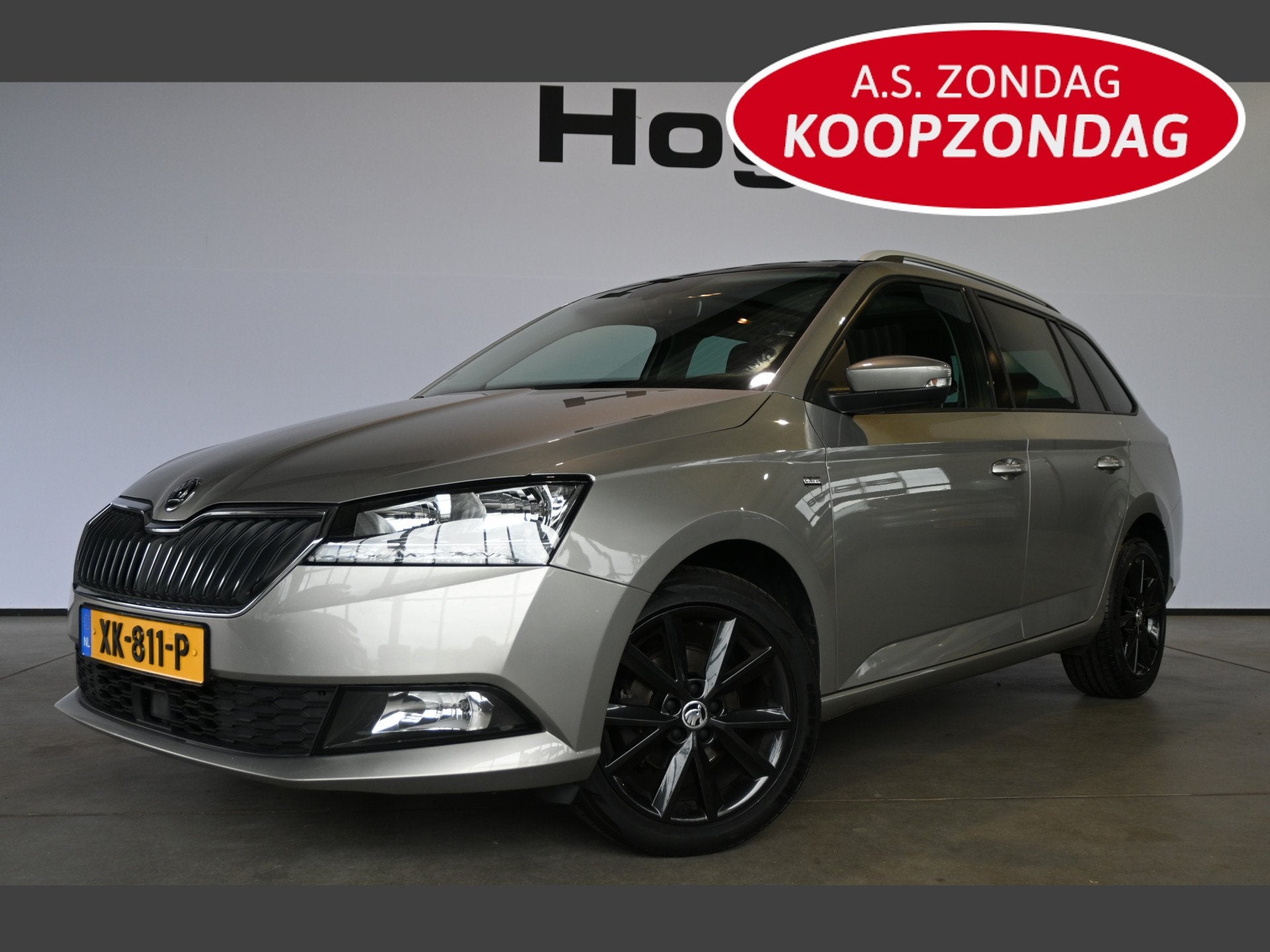 Skoda Fabia Combi 1.0 TSI Clever Clima Navigatie Panoramadak, Auto's, Voorwielaandrijving, Stof, Gebruikt, 1041 kg