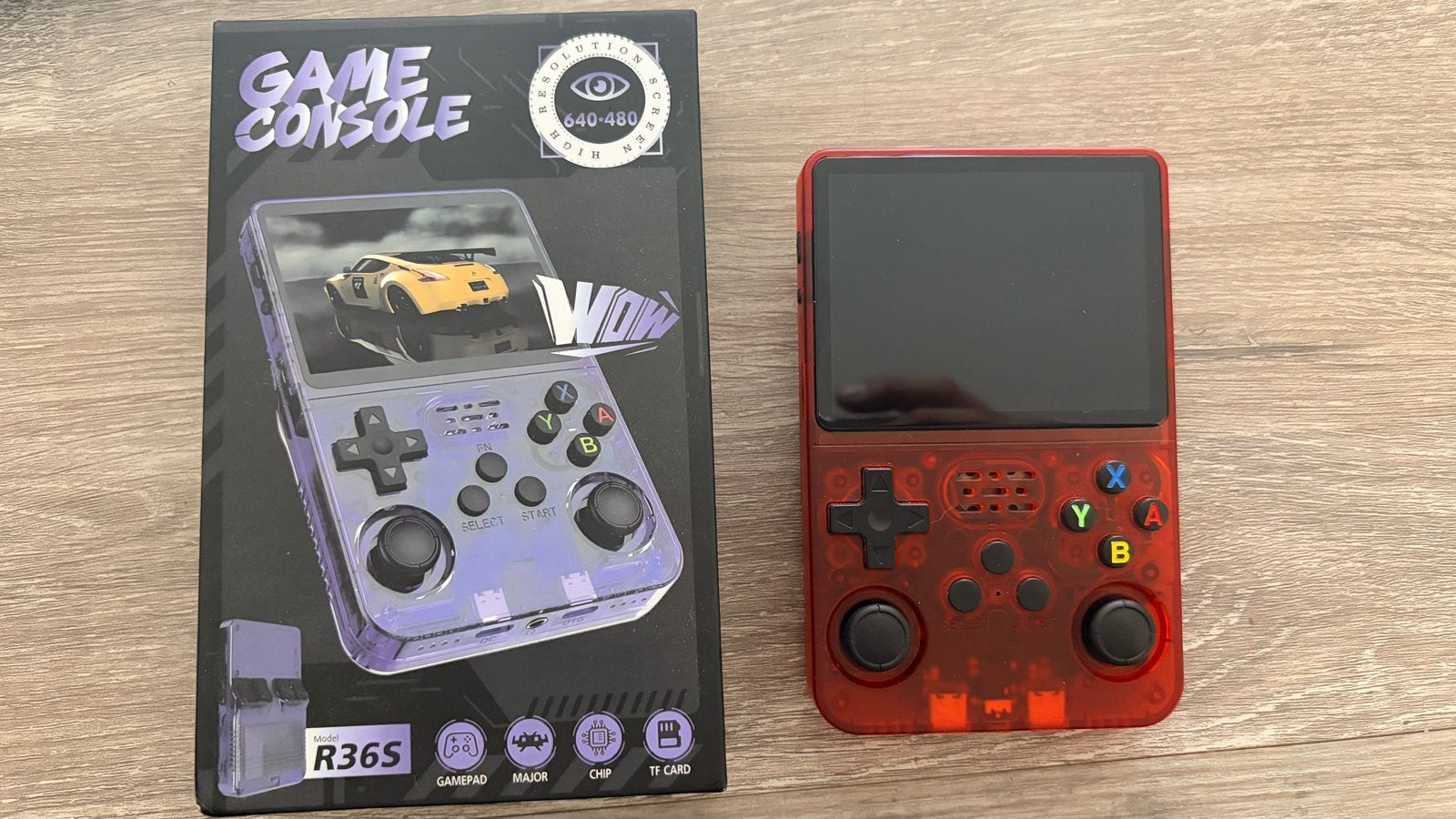R36S Retro Handheld Game Console - Rood, Ophalen, Overige merken, Zo goed als nieuw