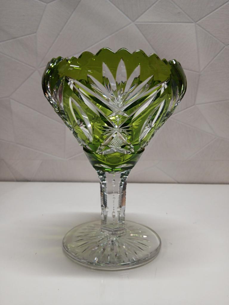 Val St.Lambert coupe (hoog 22,5cm), Antiek en Kunst, Ophalen of Verzenden