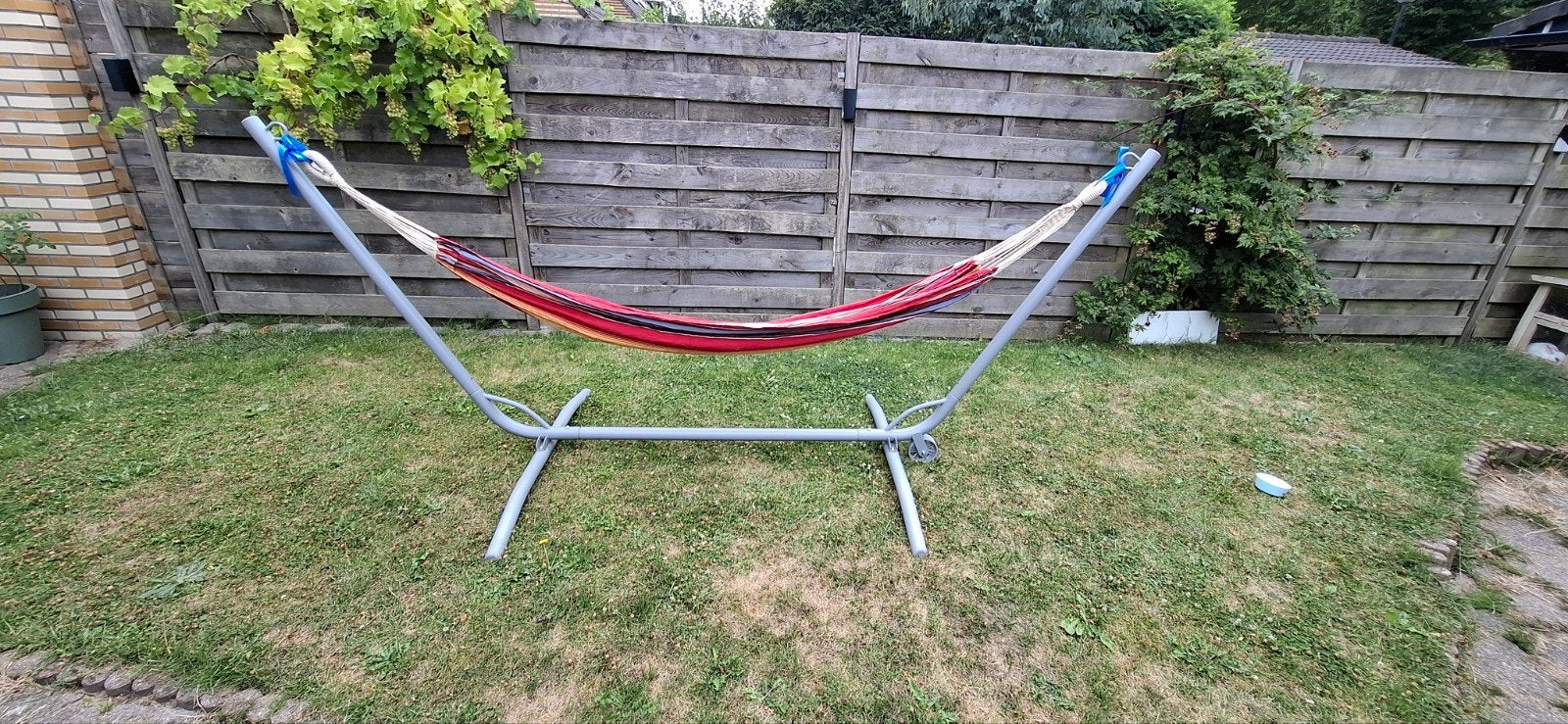 Comfortabele hangmat met standaard, Tuin en Terras, Hangmatten, Ophalen, Gebruikt, Met standaard, Eenpersoons