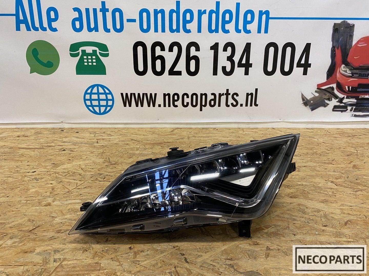 SEAT LEON 5F FACELIFT VOL LED KOPLAMP LINKS 5F1941007L, Gebruikt, -, -, Ophalen of Verzenden