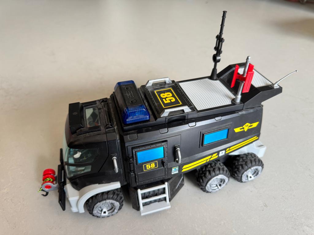 Playmobil Politie SWAT SIE Truck 9360, Ophalen of Verzenden, Zo goed als nieuw, Complete set
