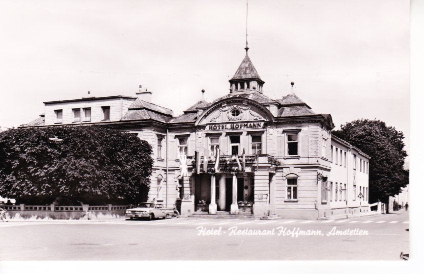 Hotel-Restaurant Hoffmann, Amstetten. 14-09, Ophalen of Verzenden, 1960 tot 1980, Ongelopen, Duitsland