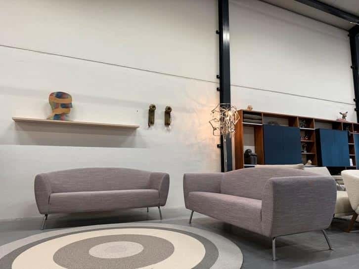 2 Nieuw Gelderland 6250 bank 2,5 zits Sunniva stof, 150 tot 200 cm, Ophalen of Verzenden, Rechte bank, Info@gelderlanddesign.com