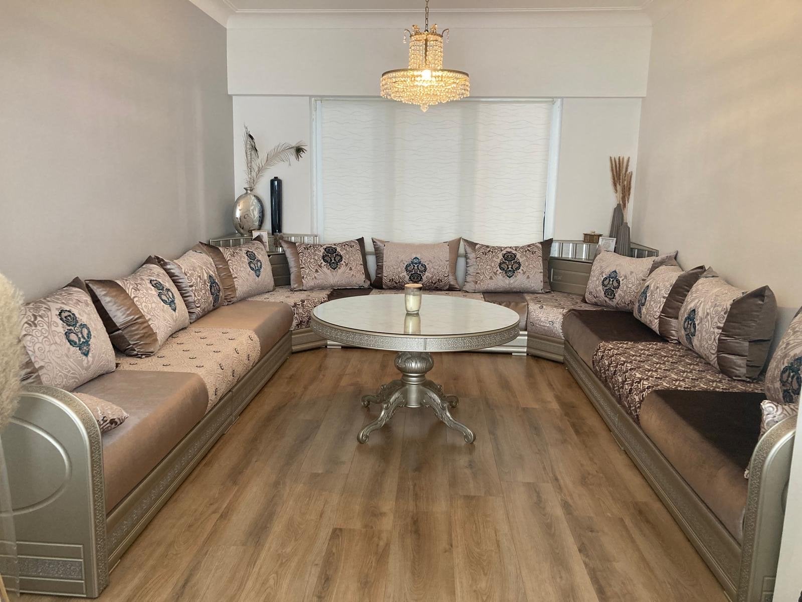 Luxe Marokkaanse Salonbank - Zo goed als nieuw (Antwerpen), Ophalen, Overige maten, Hoekbank, 300 cm of meer