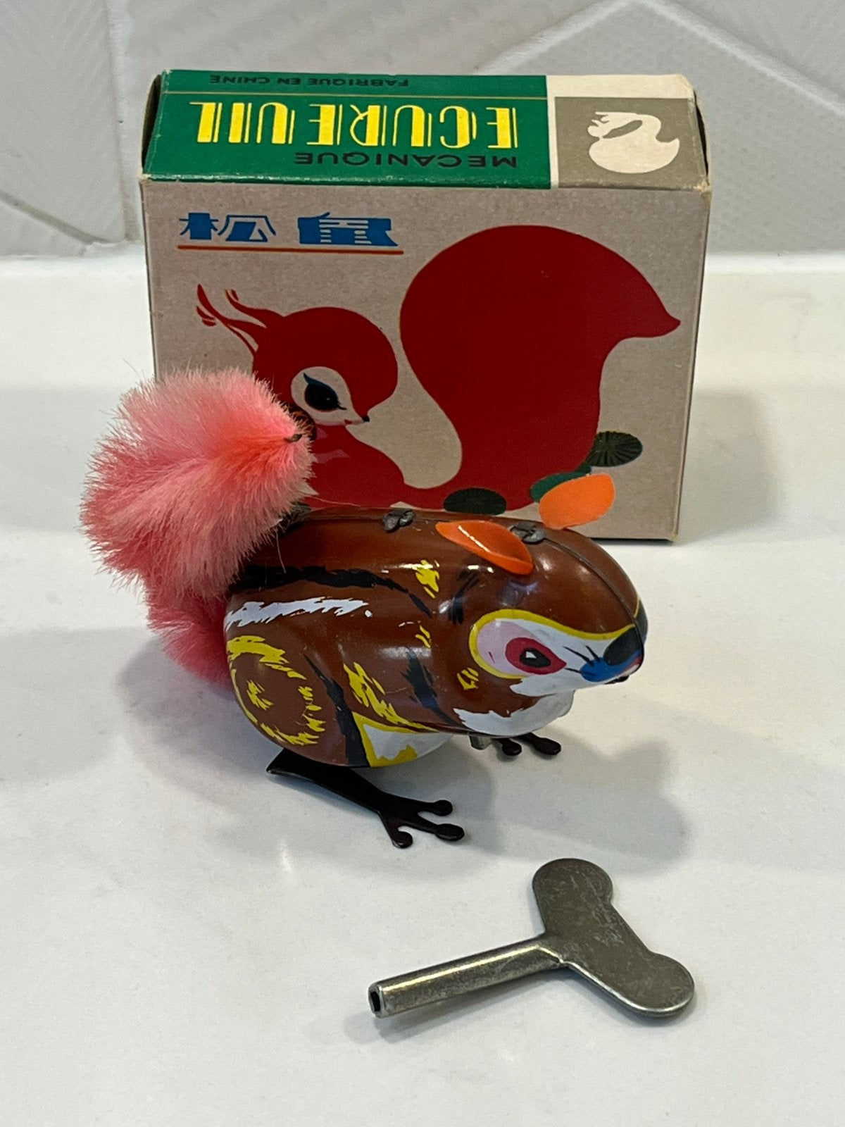 Blikken speelgoed Clockwork Squirrel MS 754 – Made in China, Verzenden, Zo goed als nieuw