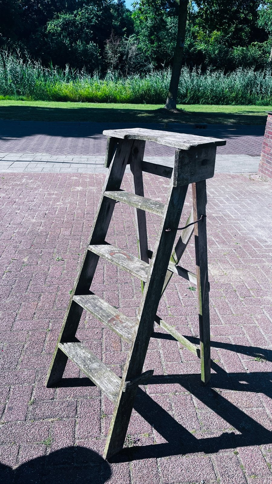 Decoratieve ladder, Ophalen, Gebruikt, Rond, 60 cm of meer