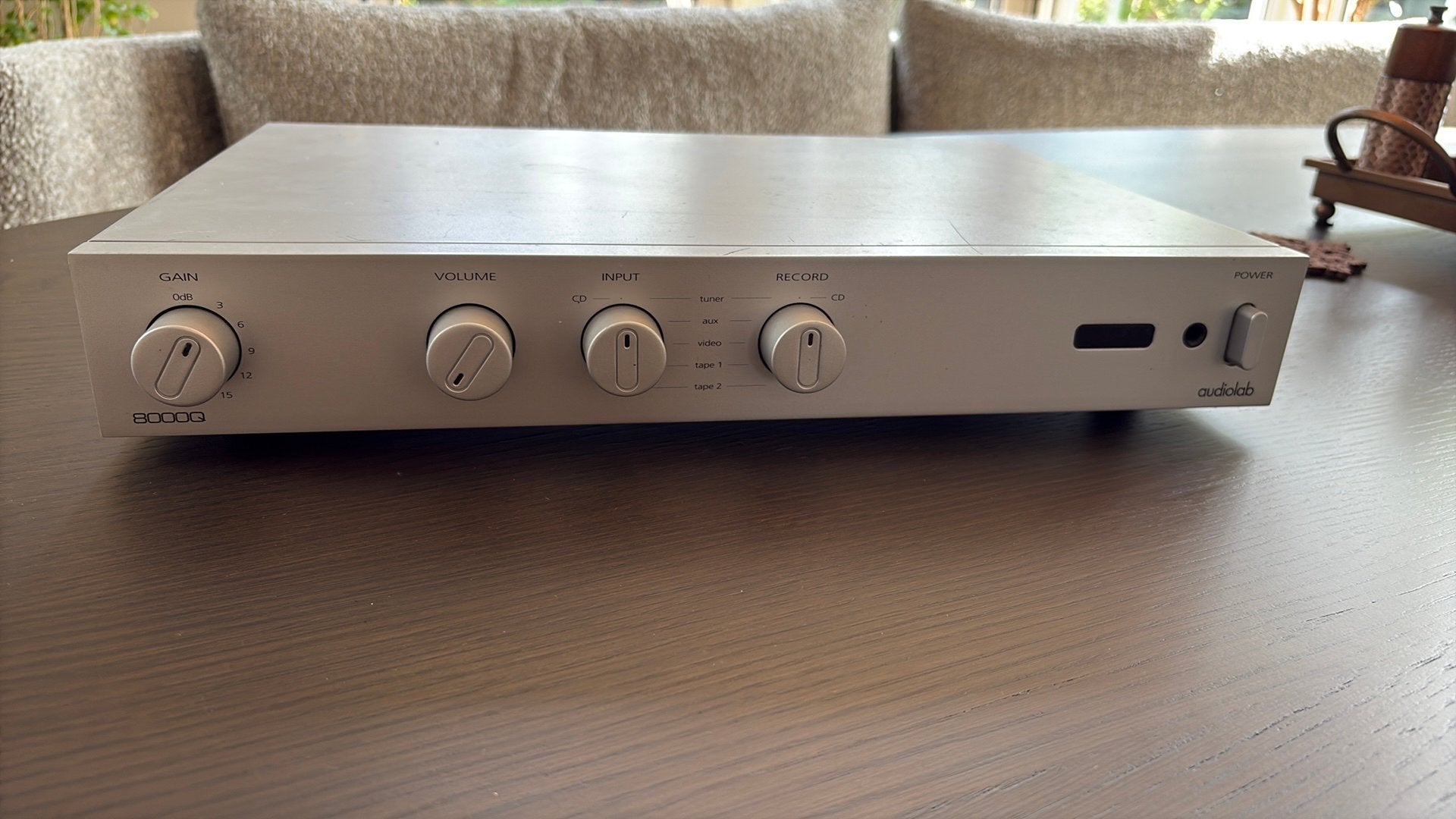 Audiolab 8000Q voorversterker passief/actief, Ophalen of Verzenden, Gebruikt