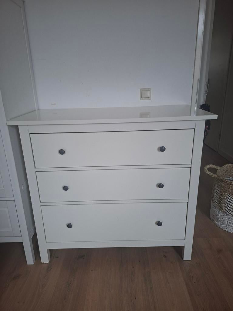 IKEA Hemnes ladekast - Wit - Gebruikt, Ophalen, Gebruikt, Scandinavisch, Klassiek, 3 of 4 laden