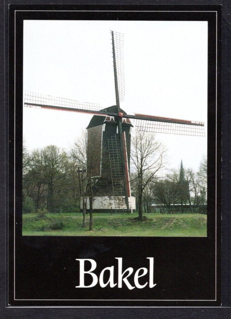 molen; Korenmolen Sint Willebrordus te Bakel., Ophalen of Verzenden, 1980 tot heden, Ongelopen, Noord-Brabant