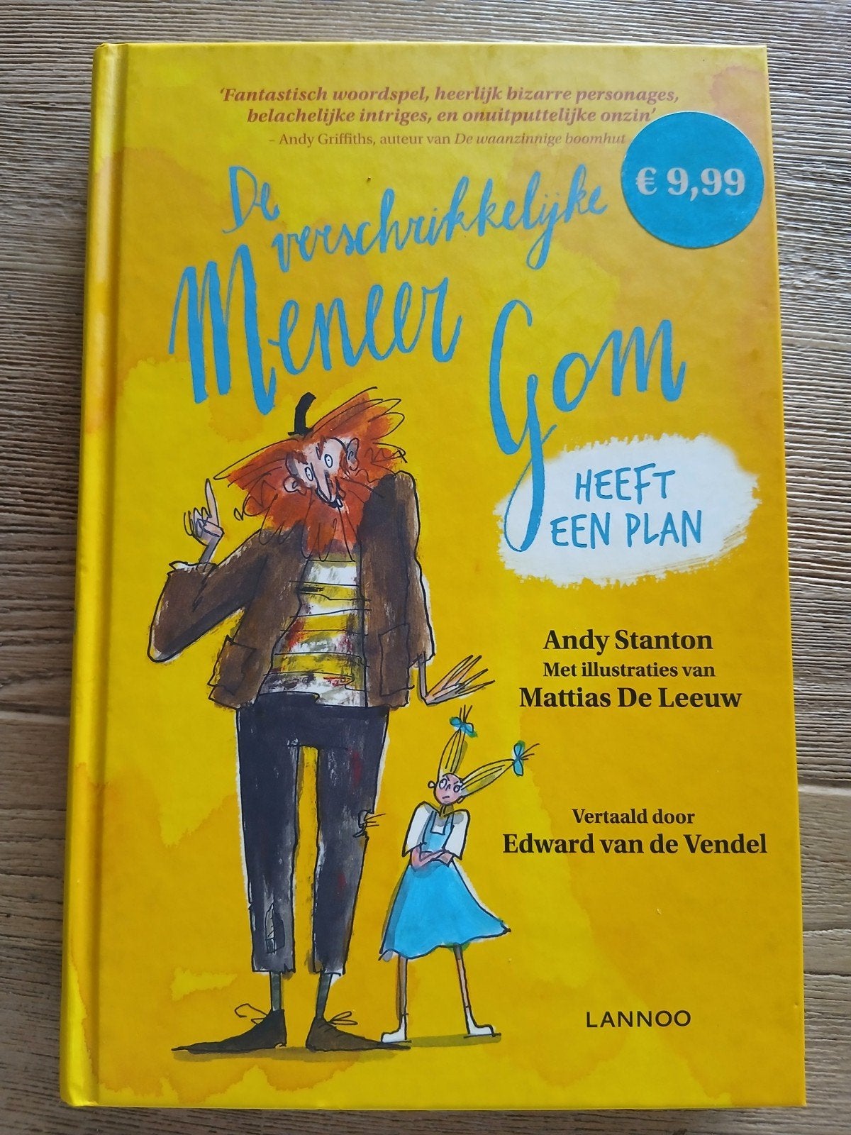 De verschrikkelijke meneer gom, Andy Santon, Boeken, Ophalen of Verzenden, Nieuw