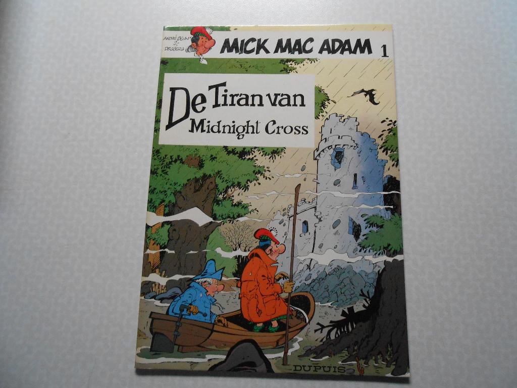 Mick Mac Adam De tiran van Midnight Cross 1982 1ste druk., Boeken, Stripboeken, André Beniest (Benn), Eén stripboek, Nieuw, Ophalen of Verzenden