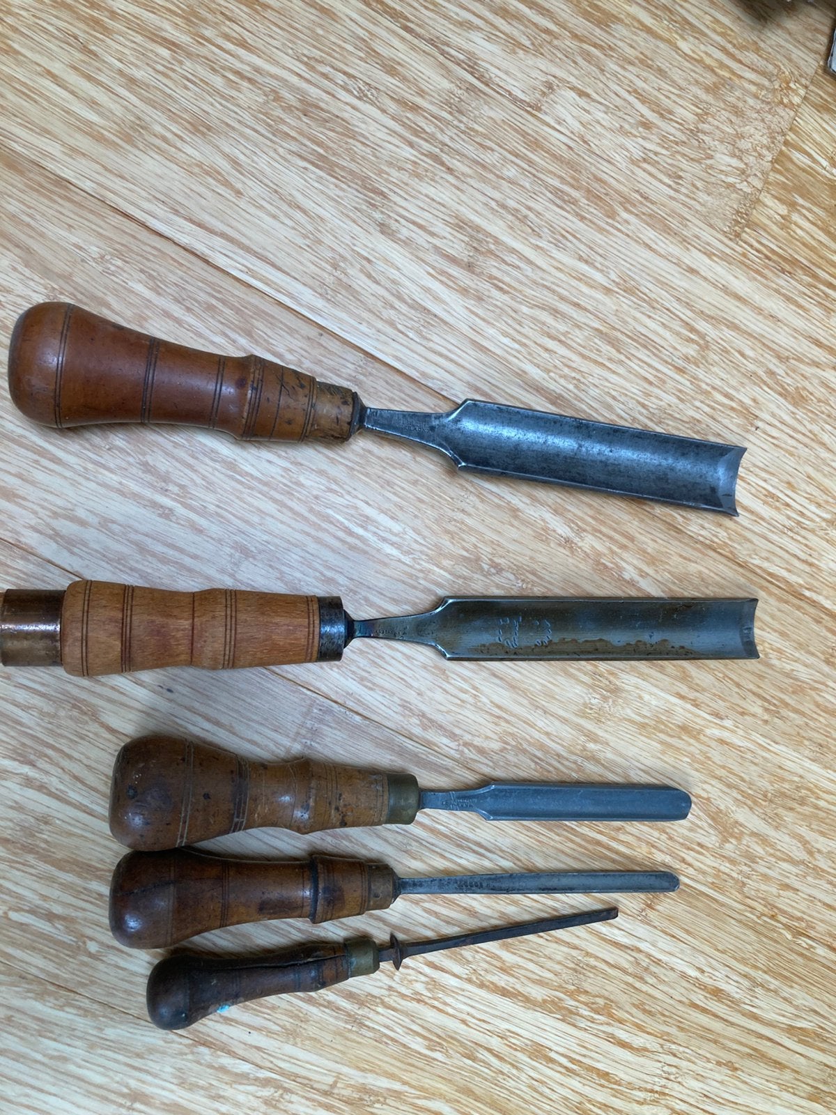 Verzameling hout gutsen, Ophalen of Verzenden