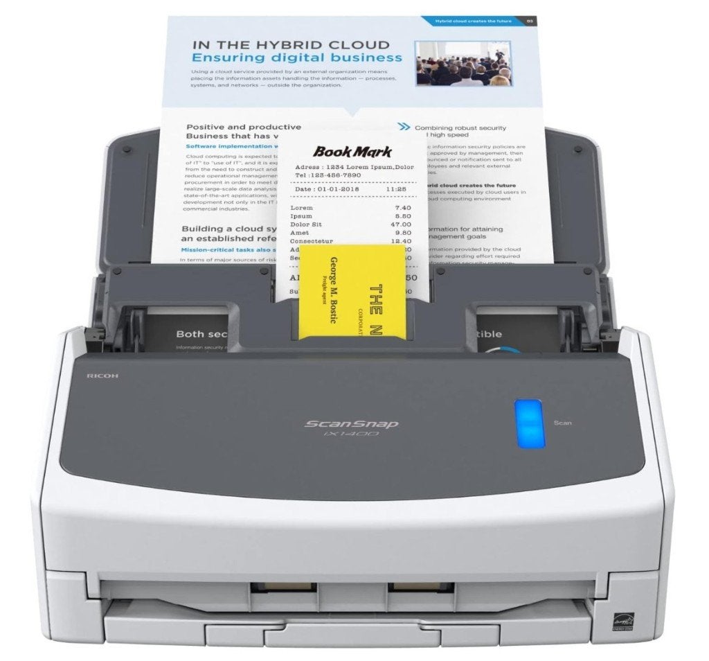 ScanSnap iX1400 A4 Duplex USB deskt.-documentscanner met ADF, Computers en Software, Scanners, Ophalen of Verzenden, Zo goed als nieuw