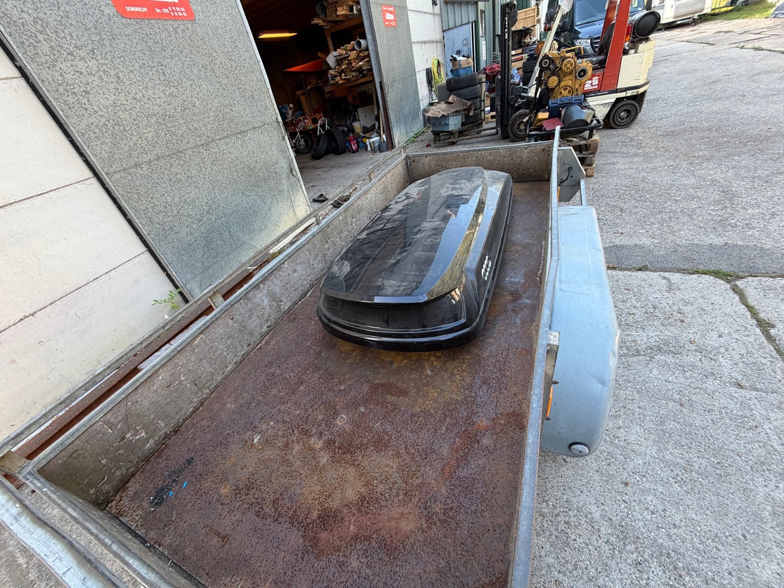 Audi Dakkoffer - Ruime en Aerodynamische Bagagebox, Ophalen, Gebruikt