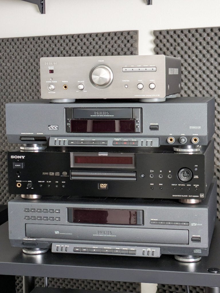 Philips DCC-951, CDC-916, Sony SACD, Denon UPA | defect, Ophalen of Verzenden, Niet werkend, Philips, Wisselaar