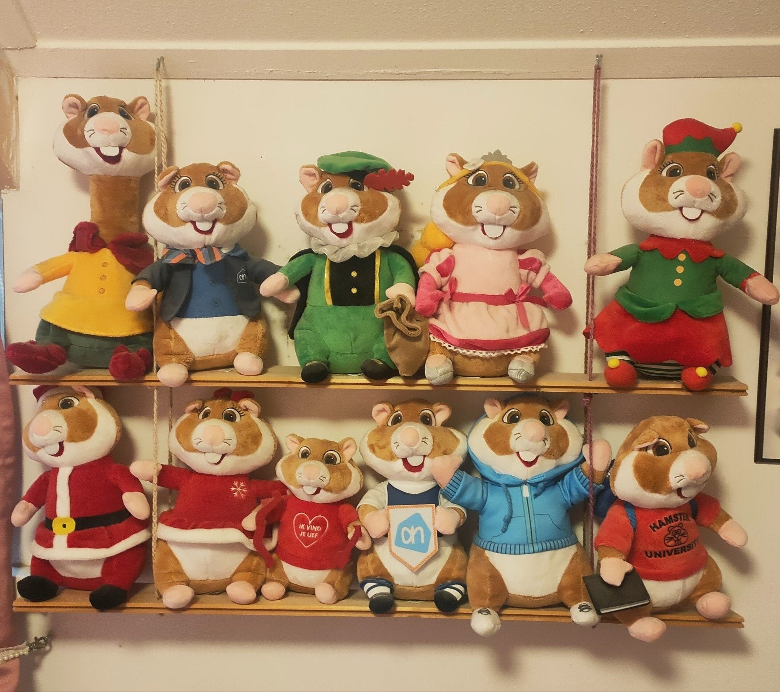 Grote collectie Albert Heijn Hamsters (11 stuks), Gebruikt, Albert Heijn, Hamster, Ophalen of Verzenden