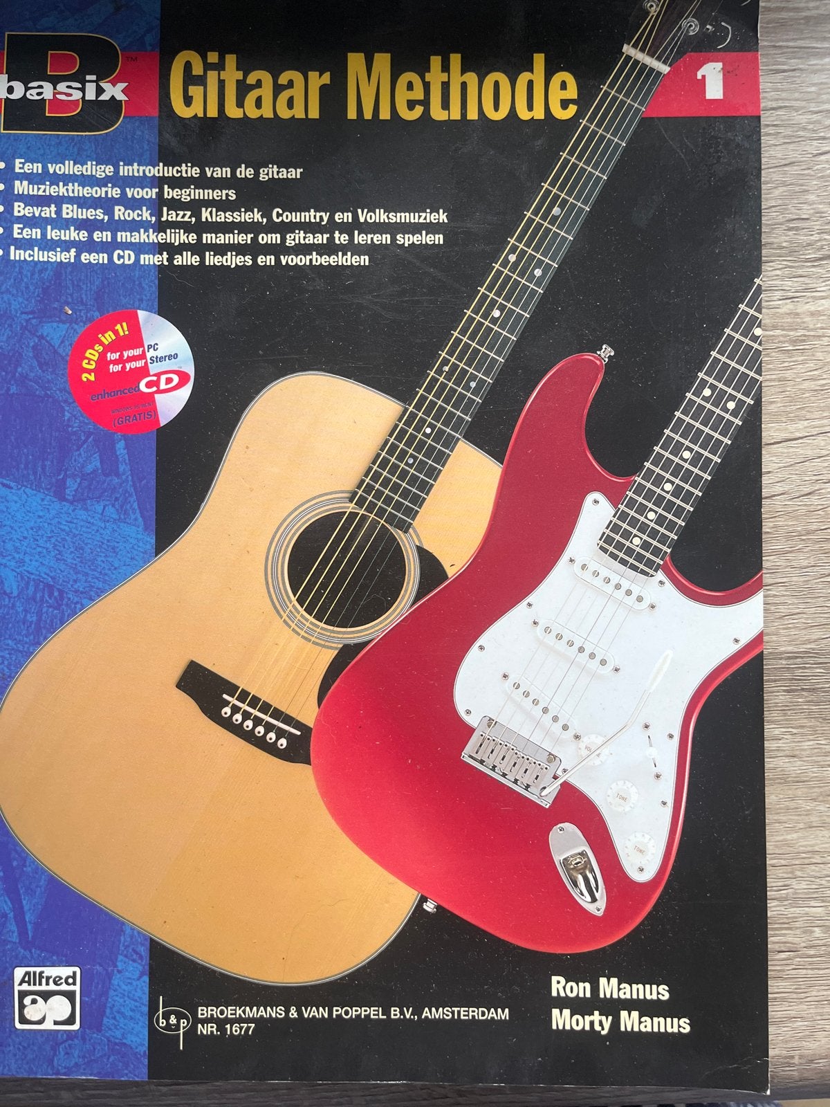 Basix Gitaar Methode 1 - Inclusief CD, Overige genres, Les of Cursus, Ophalen of Verzenden, Gitaar
