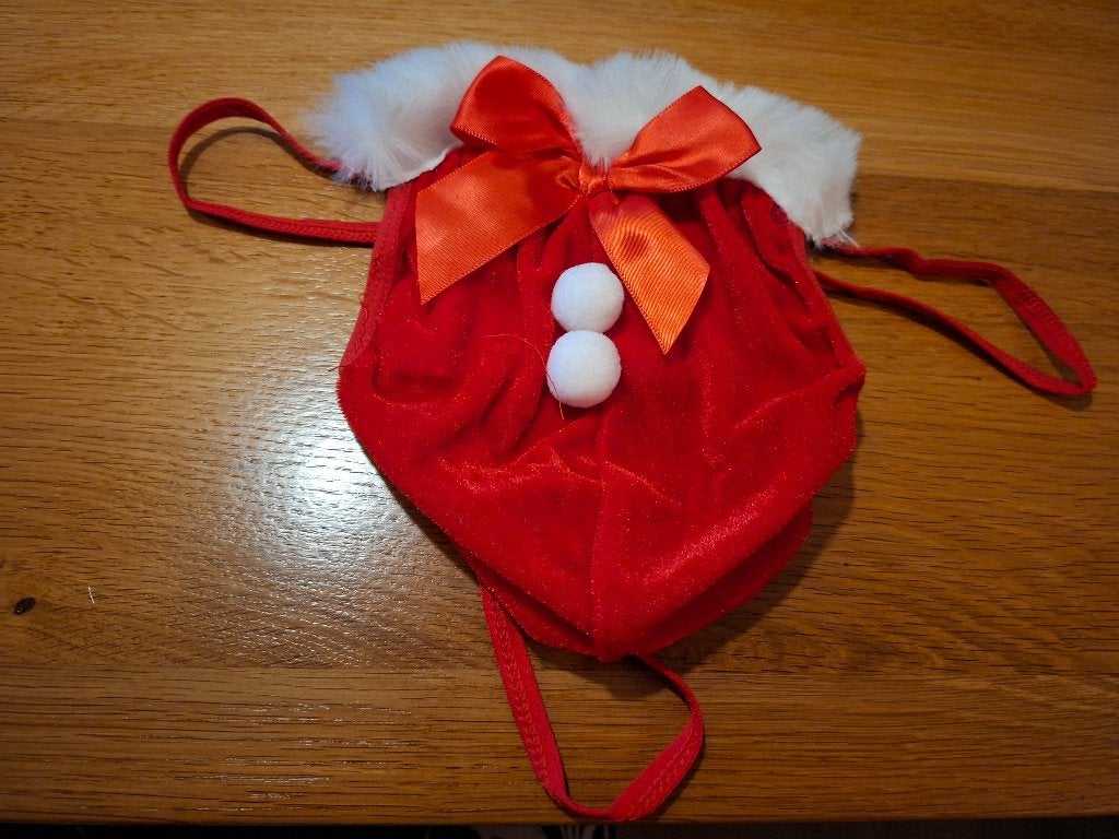 kerst string maat one size, Ophalen of Verzenden, Rood, Overige typen