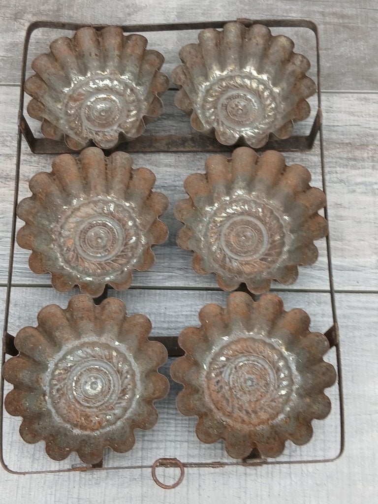 Antieke Bakvormen/Muffinvorm, Ophalen of Verzenden