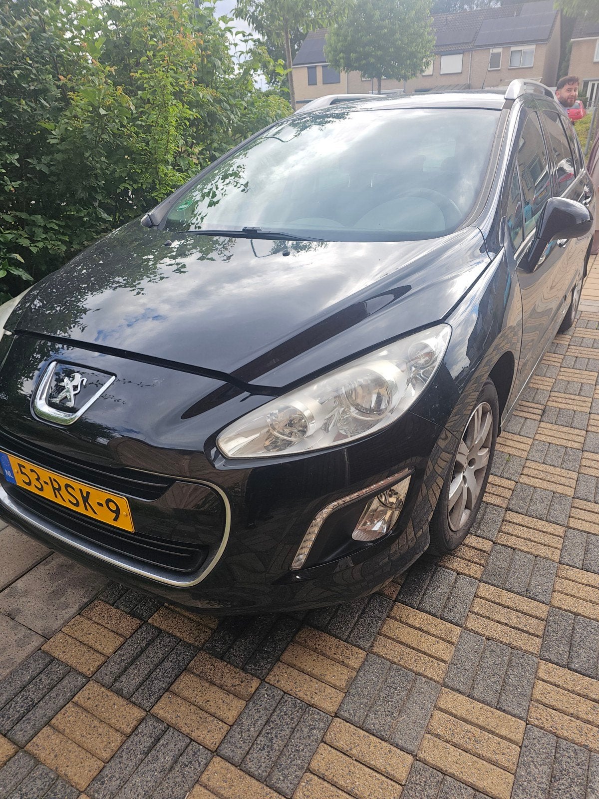 Peugeot 308 1.6 VTI 16V SW 7P 2011 Zwart, Auto's, Voorwielaandrijving, 1295 kg, 4 cilinders, Zwart